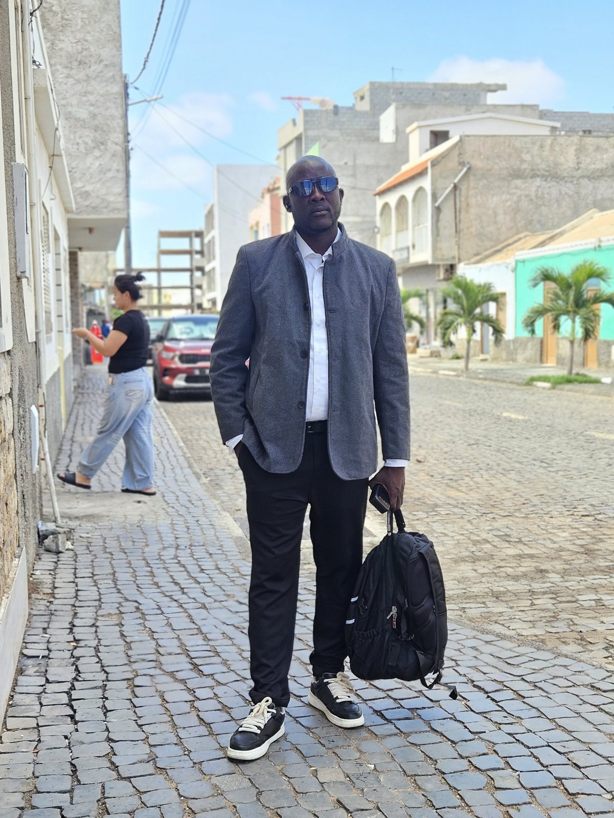 Austin Obule Emovworho in a smart blazer, reflecting his professional personal brand
